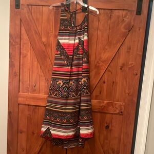 Ya Los Angeles high low dress great colors